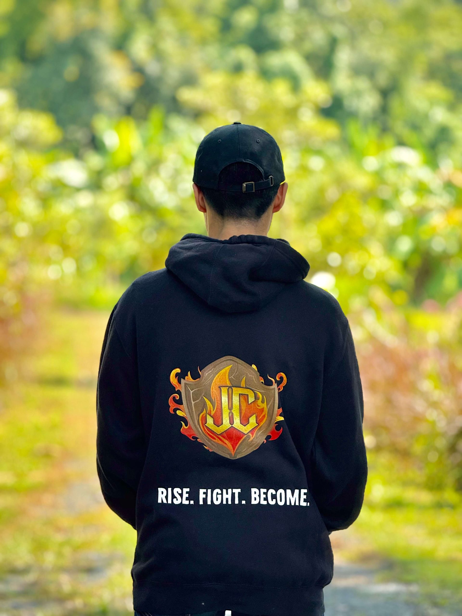 me looking at mountains